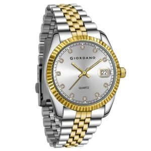 Giordano Silver Gold Men Metal Watch GZ-50133-22