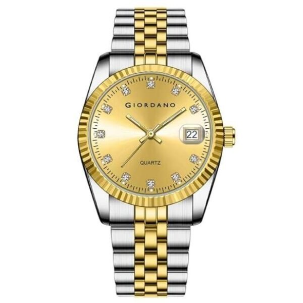 Giordano Silver Gold Men Metal Watch GZ-50133-33