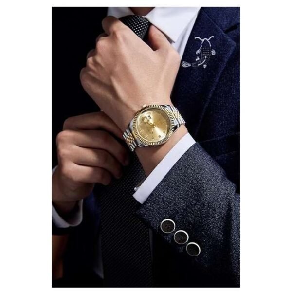 Giordano Silver Gold Men Metal Watch GZ-50133-33