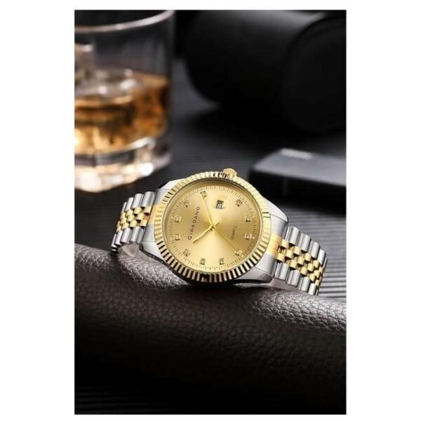 Giordano Silver Gold Men Metal Watch GZ-50133-33