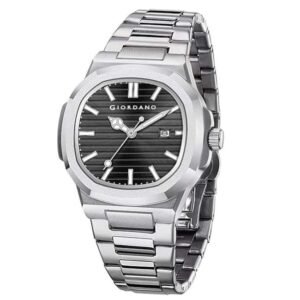 Giordano Silver Black Men Metal Watch GZ-50134-22