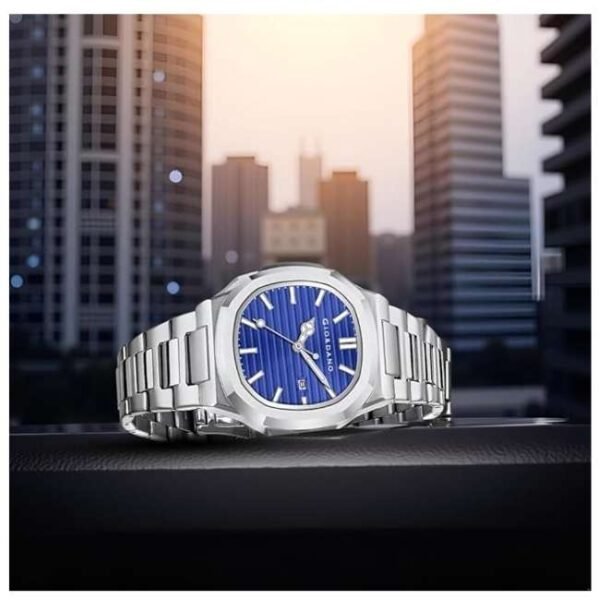 Giordano Silver Blue Men Metal Watch GZ-50134-55