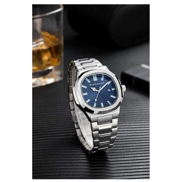 Giordano Silver Blue Men Metal Watch GZ-50134-55