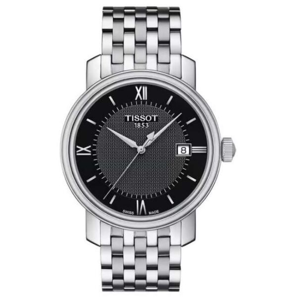 Tissot Bridgeport Quartz - Black Dial & Fluted Bezel (T097.410.11.058.00)