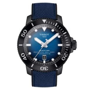 tissot seastar  silicon blue men watch t1206073704100