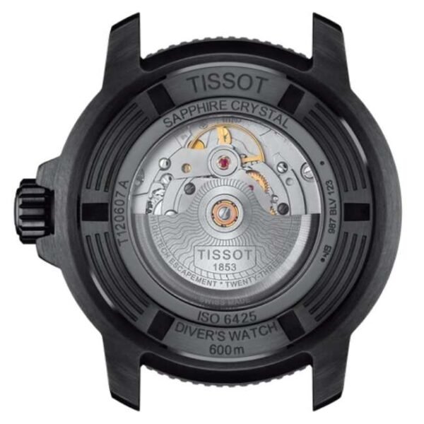 tissot seastar  silicon blue men watch t1206073704100