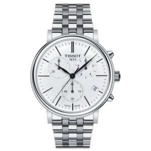 tissot classic traditional stainless steel silver men watch t1224171101100