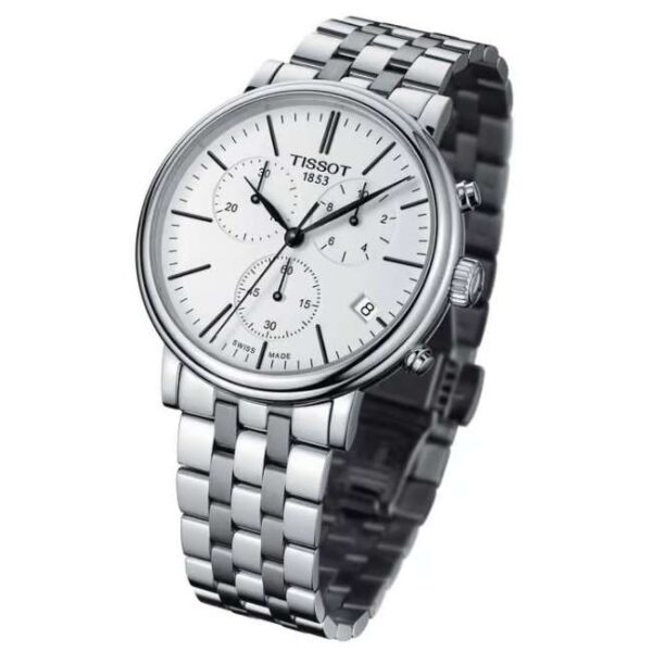 Tissot Carson Premium Chronograph 41mm Silver | T1224171101100