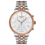 Tissot Carson Premium Chronograph | Two-Tone Rose Gold | White Dial | T1224172201100