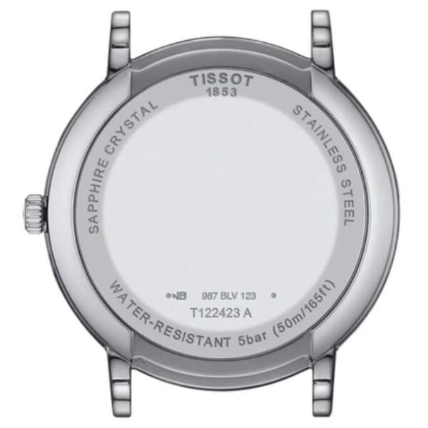 tissot t-classic leather blue men watch t1224231604300
