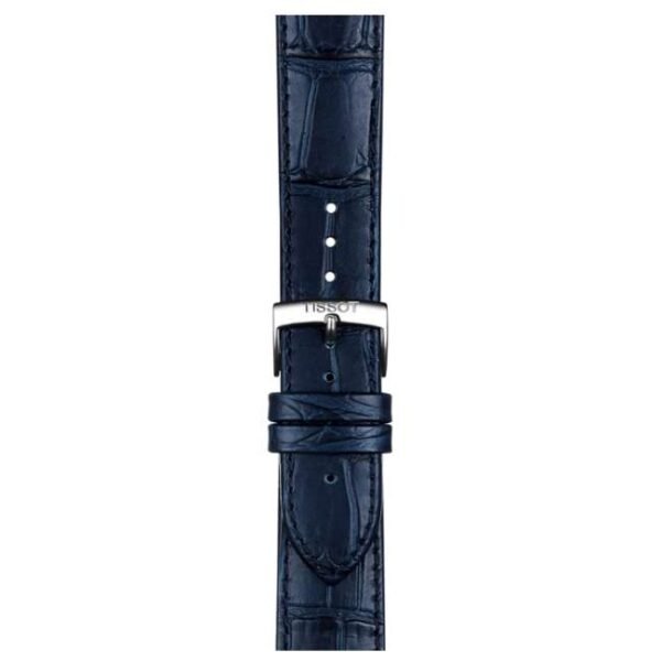tissot t-classic leather blue men watch t1224231604300