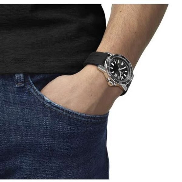 tissot t-sport rubber black men watch t1256101705100