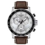 Tissot Supersport Chrono | Silver Dial | Brown Leather | T1256171603100