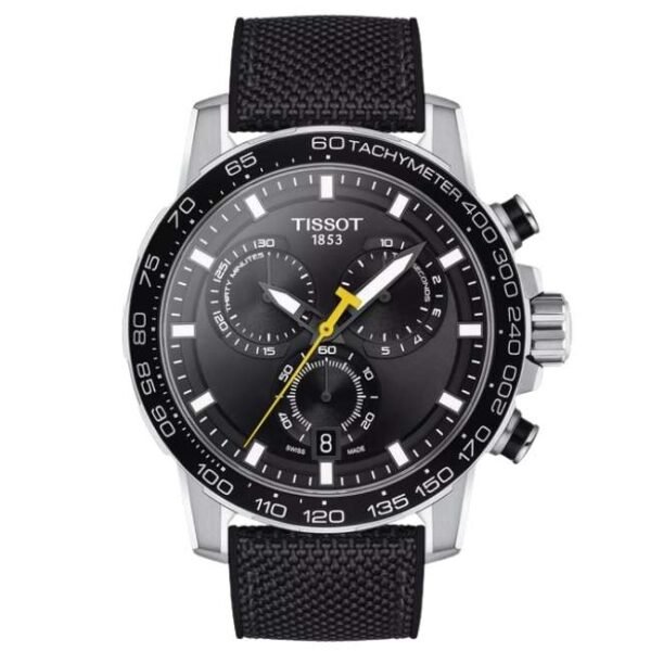 tissot t-sport textile black men  watch t1256171705102
