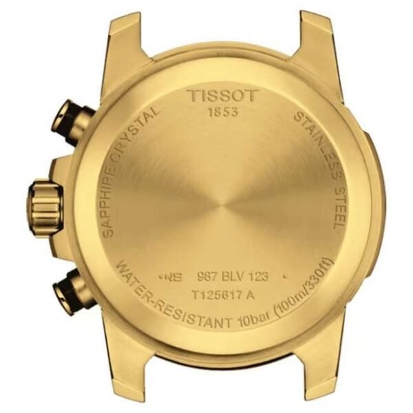 tissot t-sport stainless steel gold men watch t1256173305101