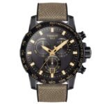 tissot sport synthetic black, beige men watch t1256173705101