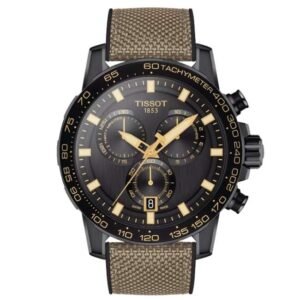 tissot sport synthetic black, beige men  watch t1256173705101