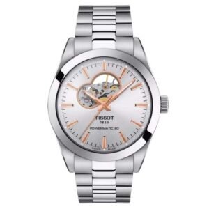tissot classic contemporary stainless steel grey men  watch t1274071103101