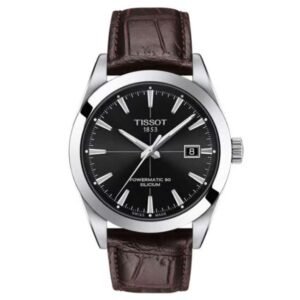 tissot t-classic leather brown men  watch t1274071605101