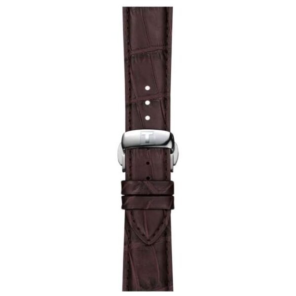 tissot classic contemporary leather brown men  watch t1274101603101