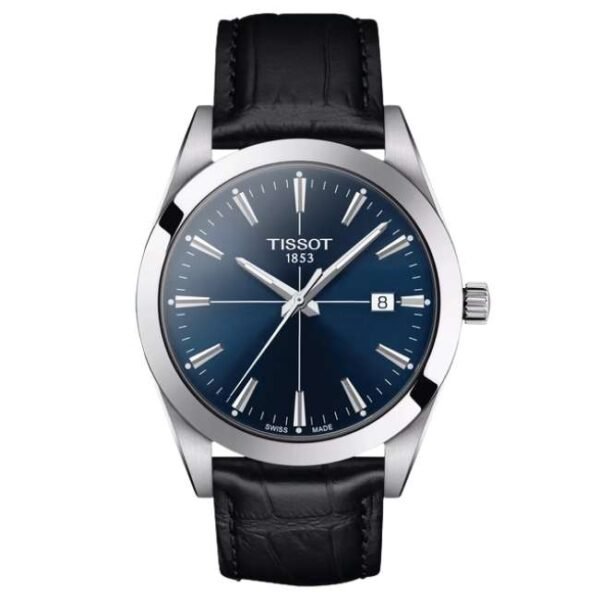 tissot t-classic leather black men  watch t1274101604101