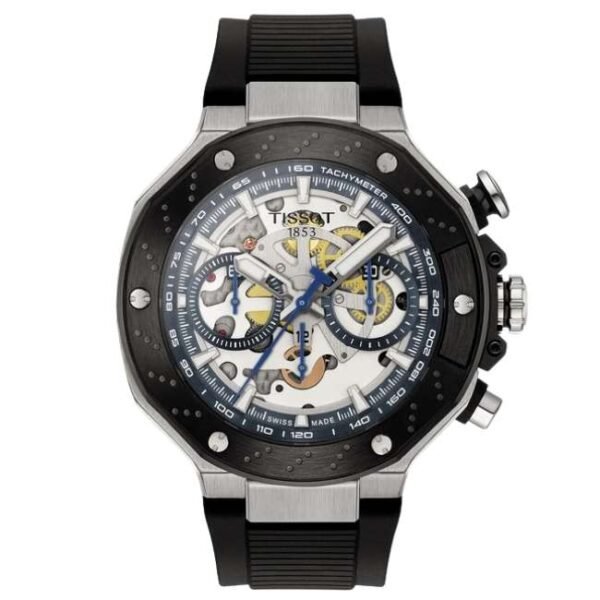 tissot silicon black men watch t1414622704100