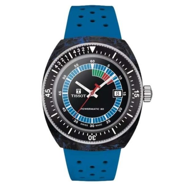 tissot rubber blue men watch t1454079705701