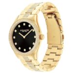 Coach Stainless Steel Gold Unisex Watch 14400035