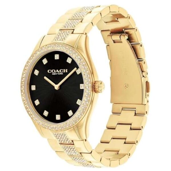 Coach Stainless Steel Gold Unisex Watch 14400035