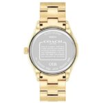 Coach Stainless Steel Gold Unisex Watch 14400035