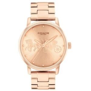 Coach Stainless Steel Rose Gold Women Watch 14503076