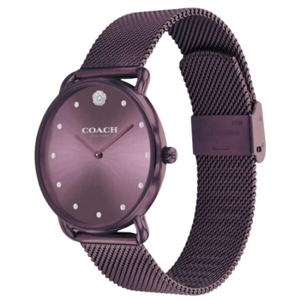 Coach Stainless Steel Purple Women Watch 14504211