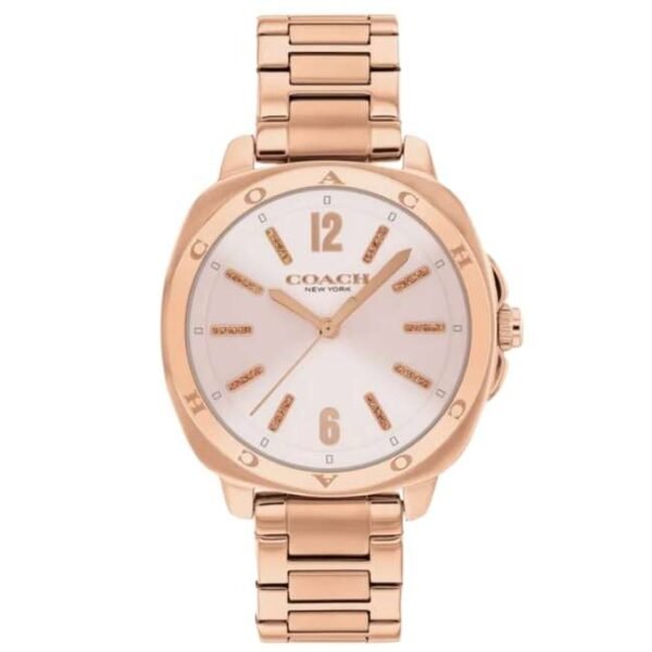 Coach Ceramic Rose Gold Women Watch 14504467