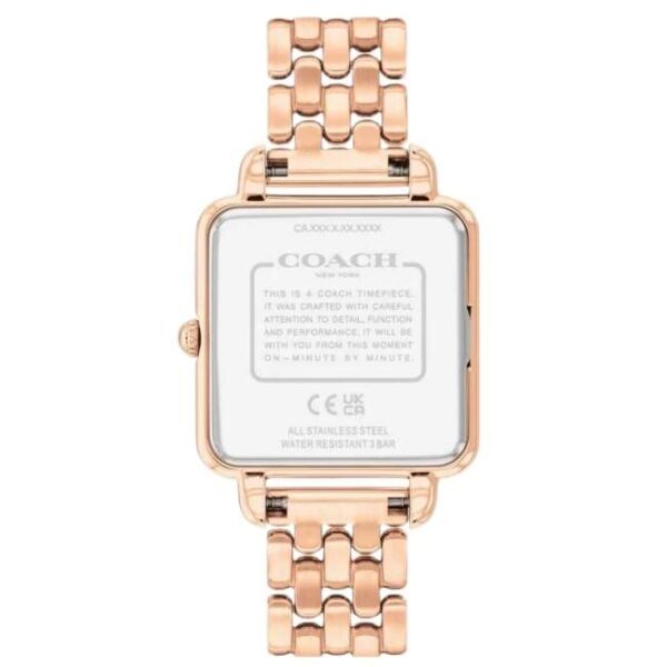 Coach Stainless Steel Rose Gold Women Watch 14504532