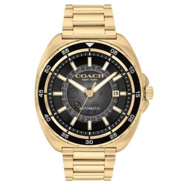 Coach Stainless Steel Gold Men Watch 14602712