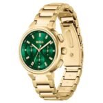 boss stainless steel gold women watch 1502679
