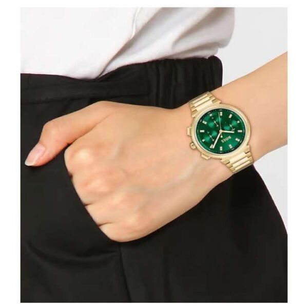 boss stainless steel gold women watch 1502679