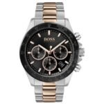 boss stainless steel two tone men watch 1513757