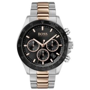 boss stainless steel two tone men watch 1513757
