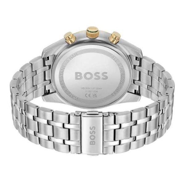 boss stainless steel two tone men watch 1514195