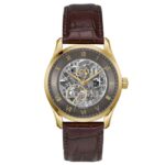 boss leather brown men watch 1514235