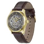 boss leather brown men watch 1514235