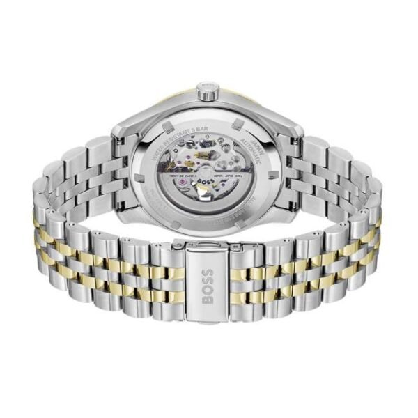 boss stainless steel two tone men watch 1514237