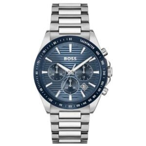boss stainless steel silver men watch 1514240