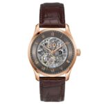 boss leather brown men watch 1514253