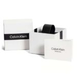 calvin klien sculpted embrace stainless steel gold women watch 25100059