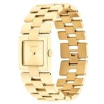 calvin klien meridian stainless steel gold women watch 25100089