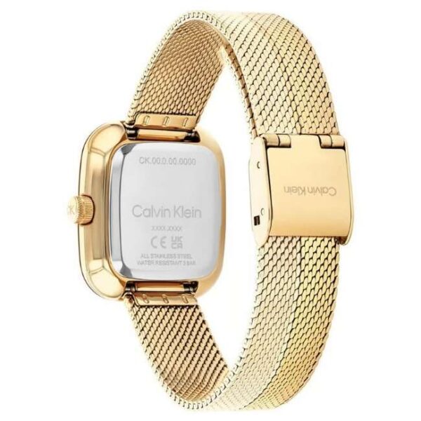 calvin klien adore stainless steel gold women watch 25100099