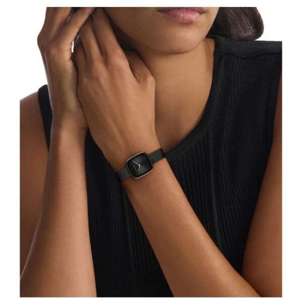 calvin klien adore stainless steel black women watch 25100100