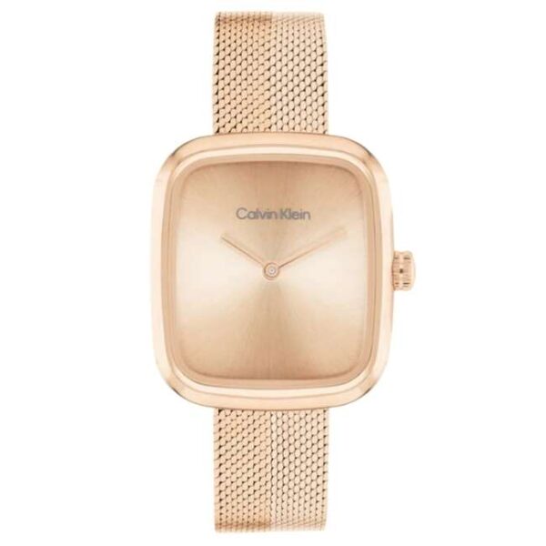 Calvin Klein Adore Stainless Steel Rose Gold Women Watch 25100101